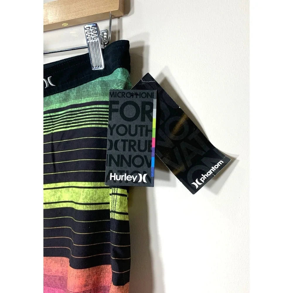 Hurley Board Shorts Youth Size 7 Swimsuit Boys Phantom Printed 9